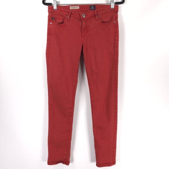 AG ADRIANO GOLDSCHMIED The‎ Stevie Ankle Slim Straight Leg Jeans USA🇺🇸MADE 28R - Picture 4 of 12